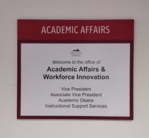 Academic Affairs ADA Signage